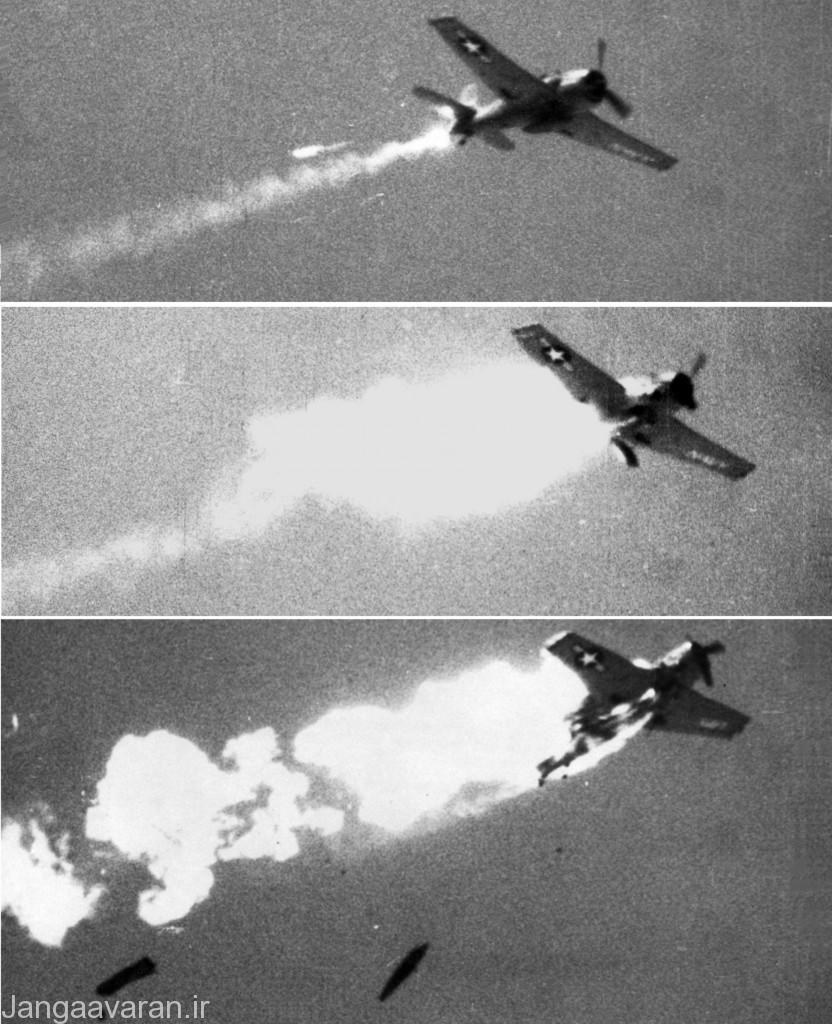 AIM-9B_hits_F6F-5K_over_China_Lake_1957