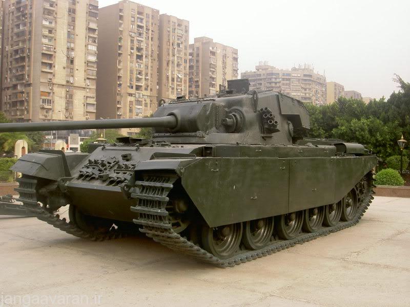 سنتورین مارک3 ارتش مصر . مصر این تانک را با تی 55 و تی 62 جایگزین کرد