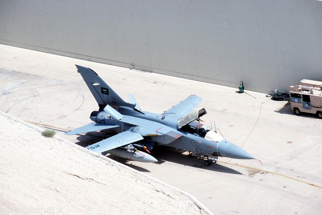 تورنادو اف3 نیروی هوایی عربستان که البته از خدمت خارج شده است 