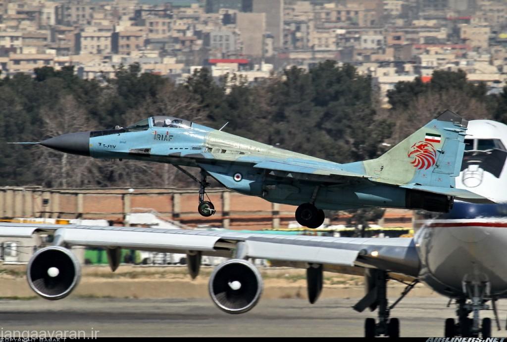 میگ29 نیروی هوایی ایران که از نوع پاییه است (MIG-29A)