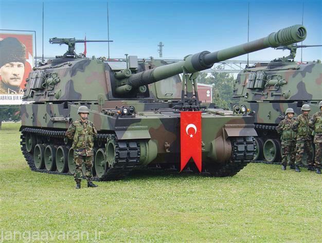 هويتزر خودکششی T-155 Firtina ارتش ترکيه