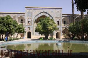 مدرسه خان در شیرازکه توسط امام قلی خان و پدرش ساخته شد