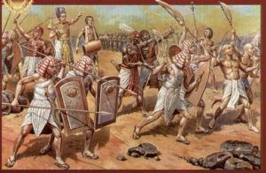 طرحی از شورش مصریان در زمان اردشیراول