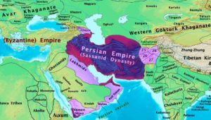 امپراتوری ساسانی در سال 600 میلادی و بعد از فتح یمن