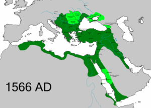 امپراتوری عثمانی در 1566 و سال مرگ سلیمان در اوج قدرت بود