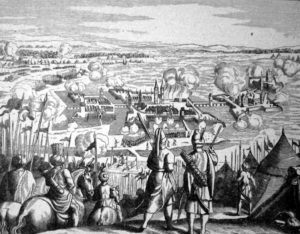محاصره دوم وین در 1532. سلیمان این بار به خاطر مقاومت شهرکوچک گونزو فرصت مناسب حمله را از دست داد