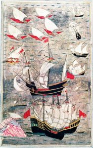 کشتی های نیروی دریایی عثمانی در دوره سلطان سلیمان به اقیانوس هند رسیدند