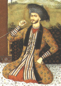 شاه تهماسب دوم. نادرقلی میرزا برای اولین بار در لشکر او به مقام و منصب رسید و در نهایت فرمانده کل ارتش شد