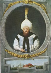 سلطان مصطفی سوم. او بسیاری از ساختمان های استانبول را بازسازی و شروع به نوسازی ارتش عثمانی کرد