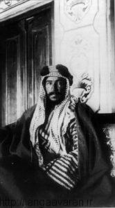 شیخ مبارک الصباح امیر وقت کویت. او به خوبی از وضعیت جنگ جهانی اول استفاده کرد و پایه های استقلال کویت را بنا کرد