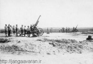 توپخانه ضد هوایی آلمانی ها در صحرای سینا 