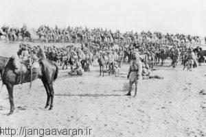 سربازان هندی در صحرای سینا. نیروهای مستعمراتی بریتانیا نقش اصلی را در عملیات صحرای سینا ایفا کردند 