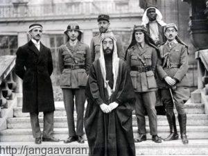 شاهزاده فیصل در پاریس. از بین فرزندان ملک حسین بریتانیا تنها روی فیصل حساب باز کرده بود 