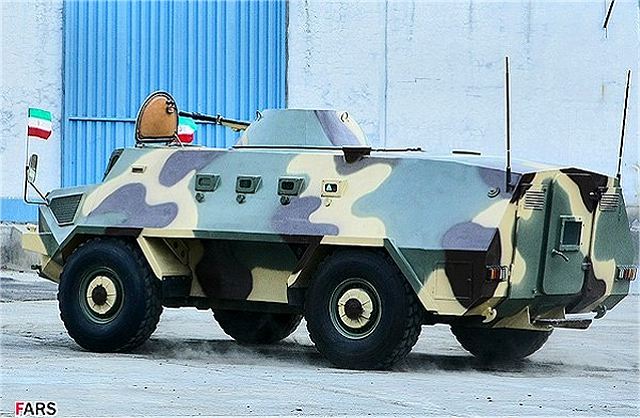 Talaeiyeh Sarir armoured vehicle personnel carrier technical data sheet specifications pictures UK | Iran Iranian army wheeled armoured vehicles UK | Iran Iranian army military equipment armoured UK
