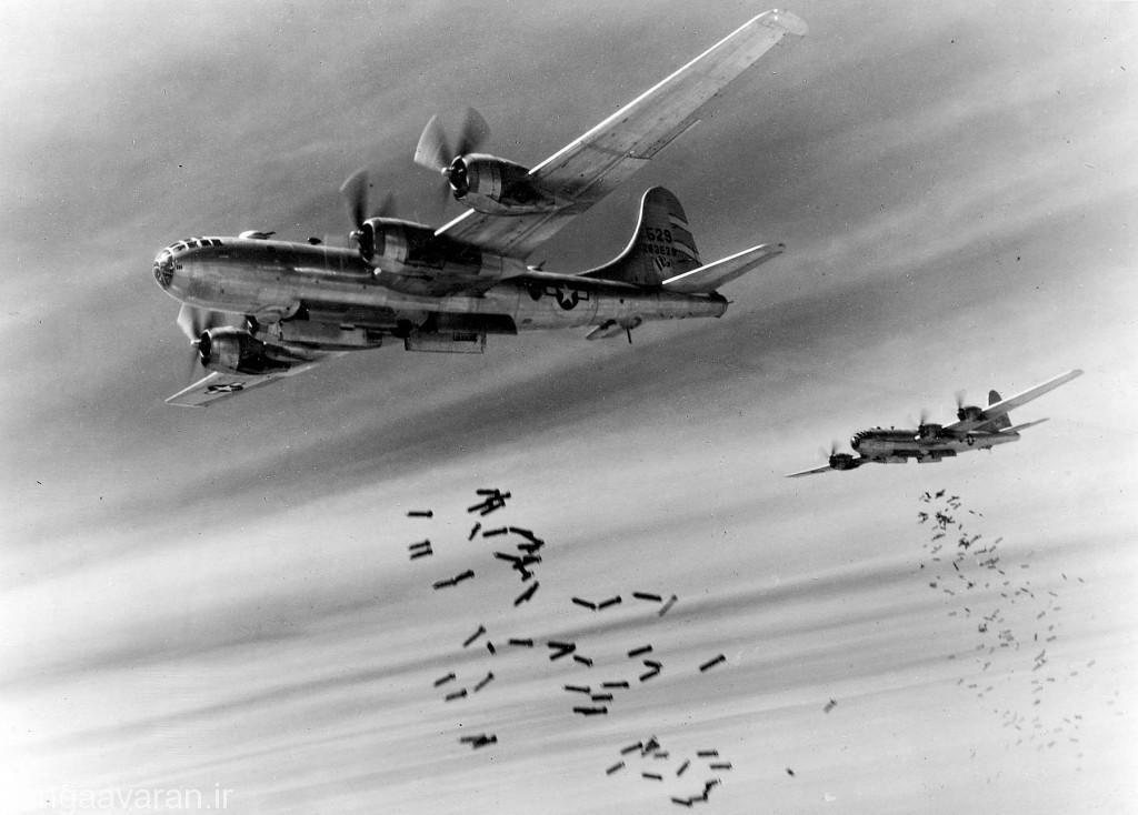 در جنگ جهانی دوم به دلیل عدم وجود تهدید هوایی ب29 بدون اسکورت بر فراز ژاپن پرواز میکرد 