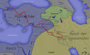 مسیر لشکرکشی ها و نبردهای ایران و روم در دوران شاپور دوم