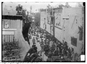ارومیه چند سال مانده به جنگ جهانی اول و در هنگام استقبال از احمدشاه. ارومیه در سال های جنگ جهانی اول هم از سوی دولت عثمانی و نیروهای ارمنی وآشوری آسیب فراوان دید 