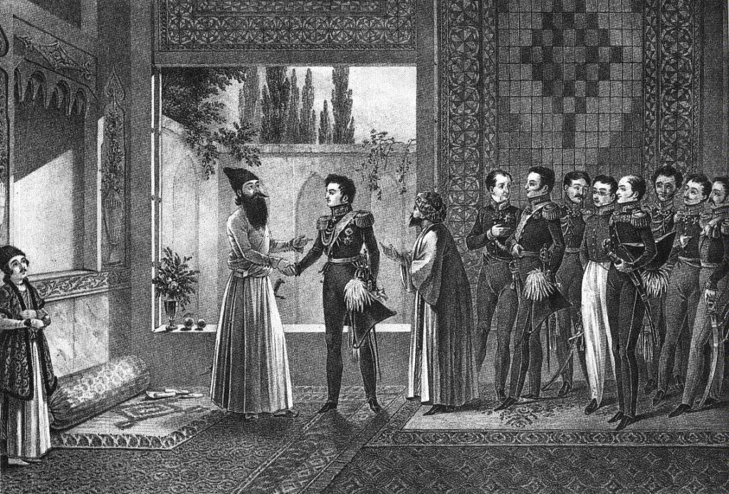 دیدار ژنرال پاسکوویچ و عباس میرزا در مذاکرات ترکمنچای 