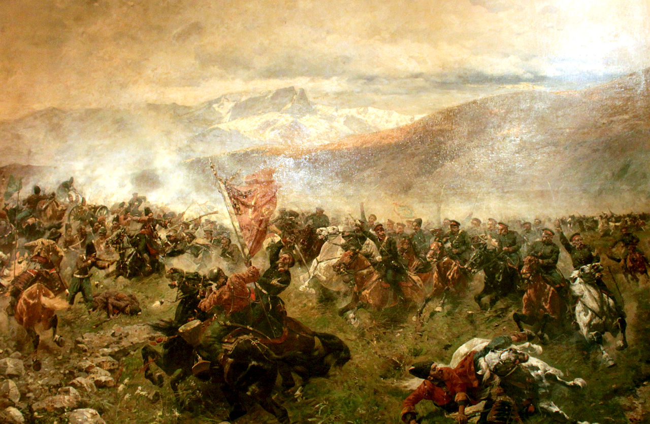 نبرد گنجه. این اولین پیروزی بزرگ روسها در دوره دوم جنگ با ایران بود 